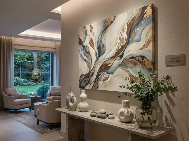 Spa hospitality art installation